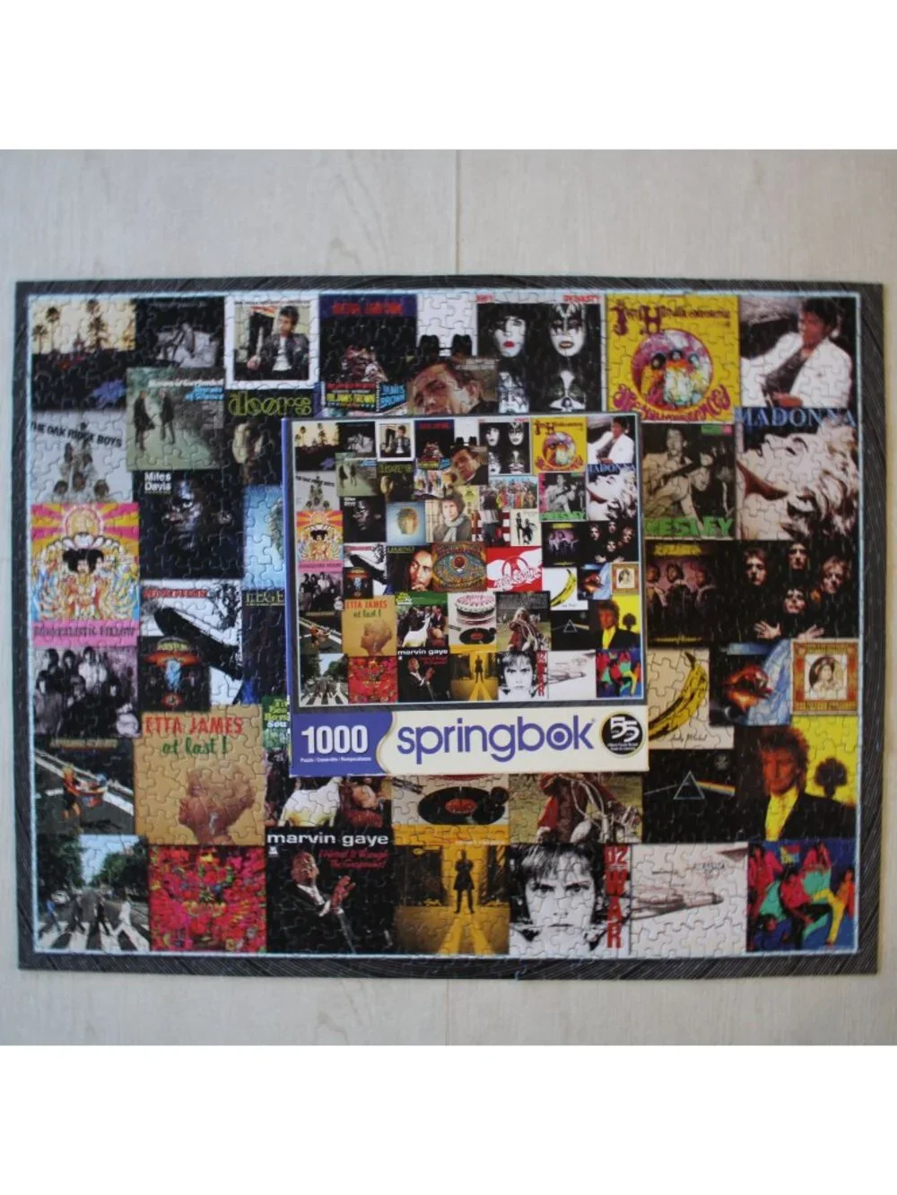 Play That Beat Springbok 1000 Pc Puzzle 24x30 Album Cover Art 33-10888